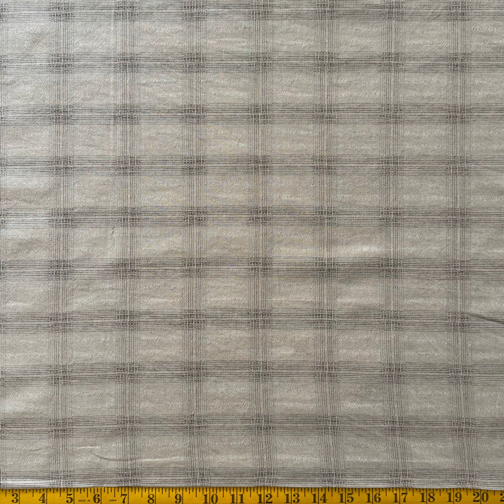 1/2M Pre-Cut - Beige Check