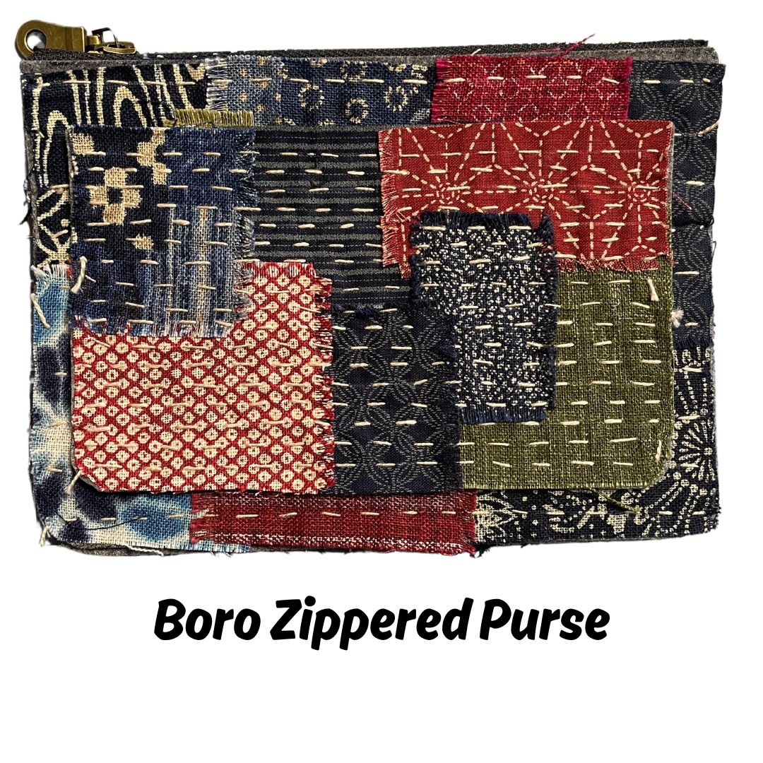 Boro Zippered Purse Instructions