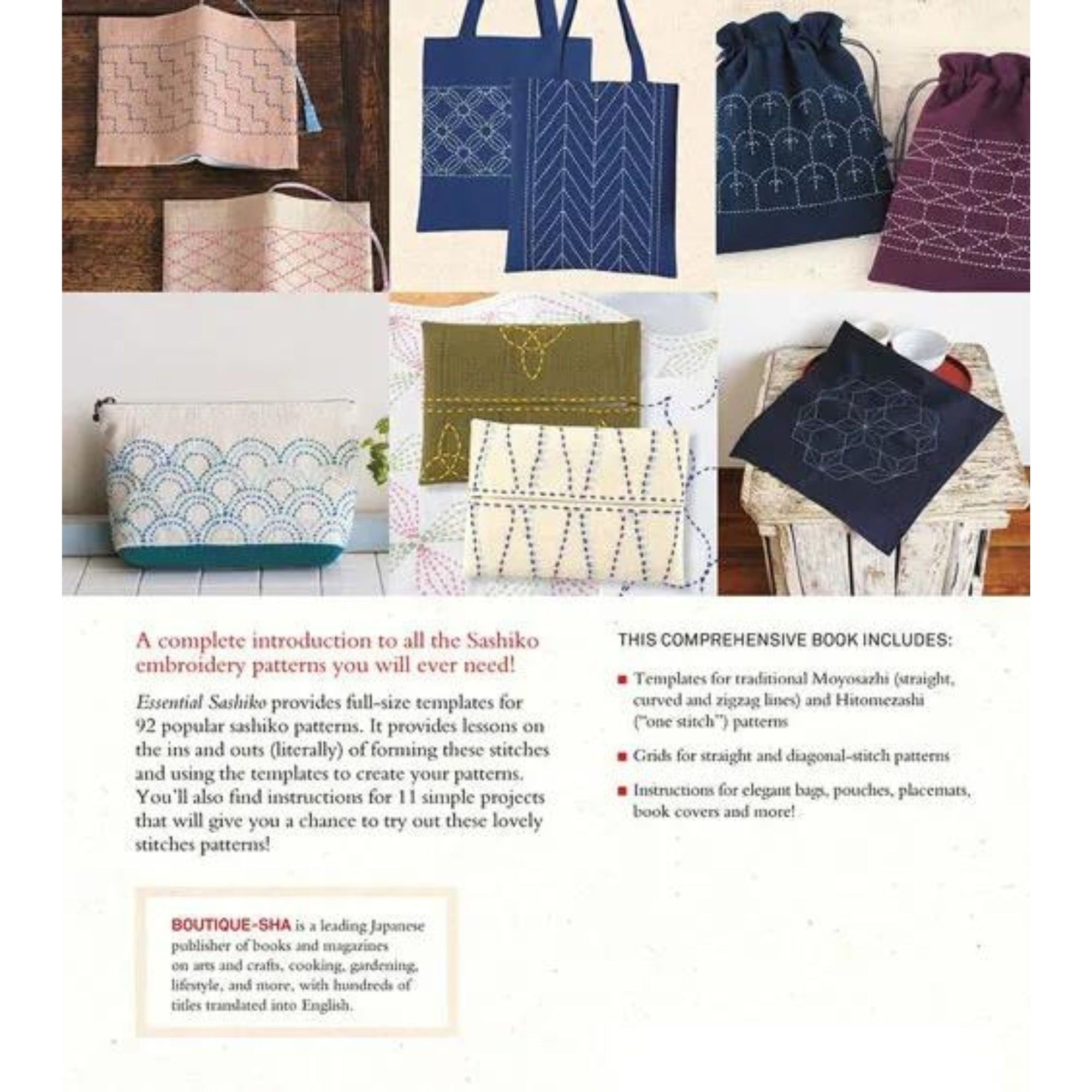 Essential Sashiko - A Dictionary of the 92 Most Popular Patterns