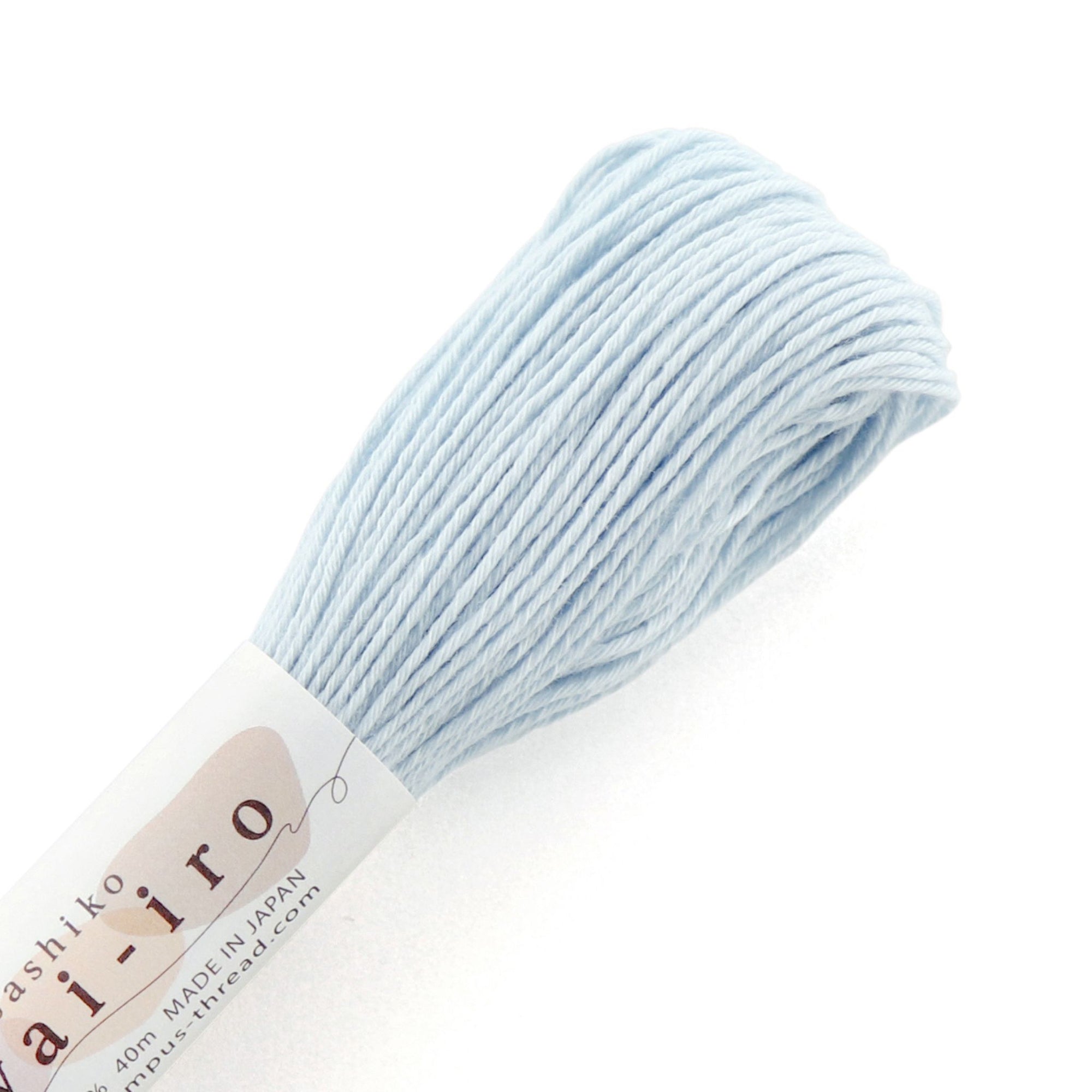 Olympus Sashiko Thread 40m Awai-iro A4 Baby Blue