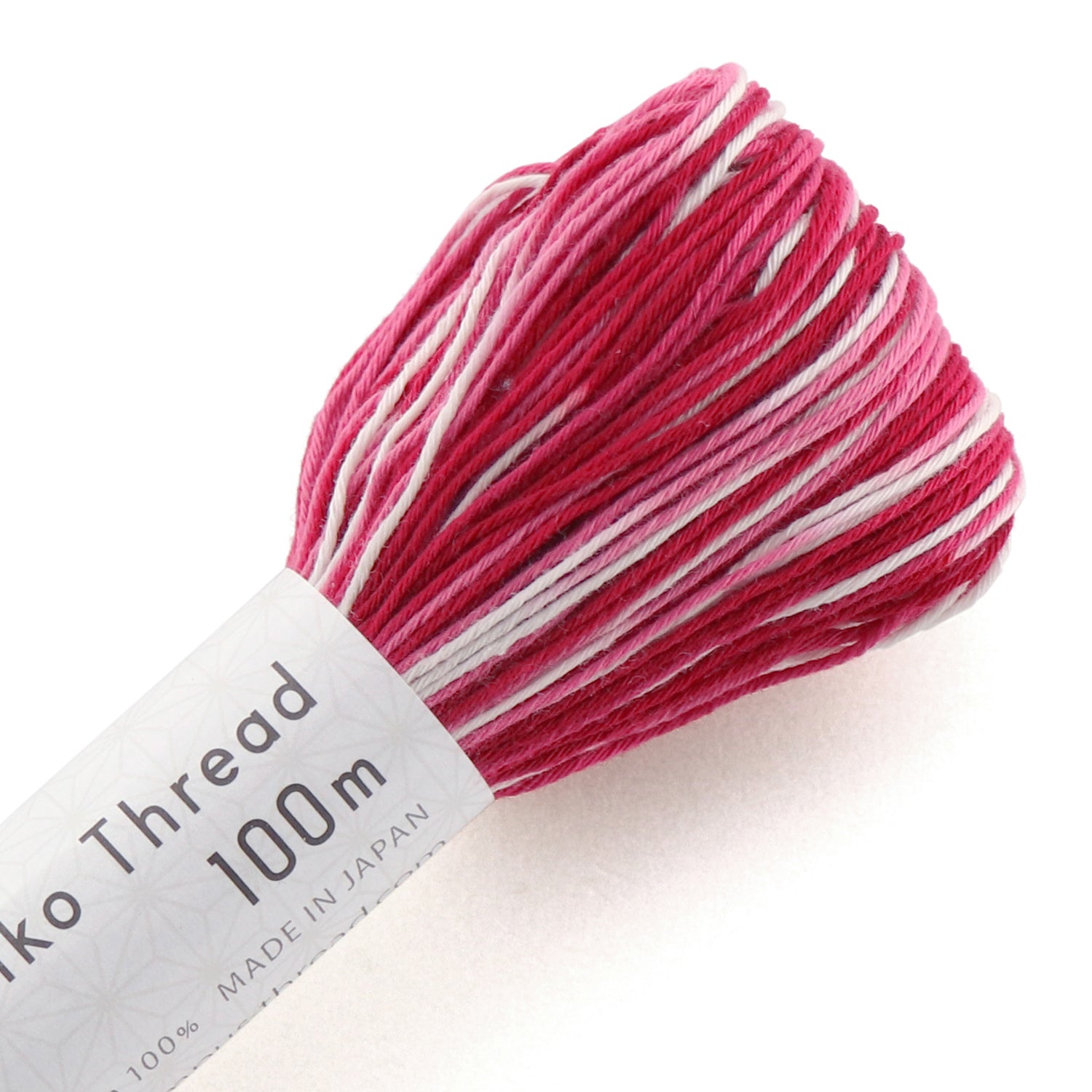 Olympus Sashiko Variegated Thread 100m ST152 Rose Pink