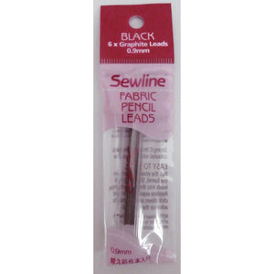 Sewline Fabric Pencil Leads Refill Pack Black