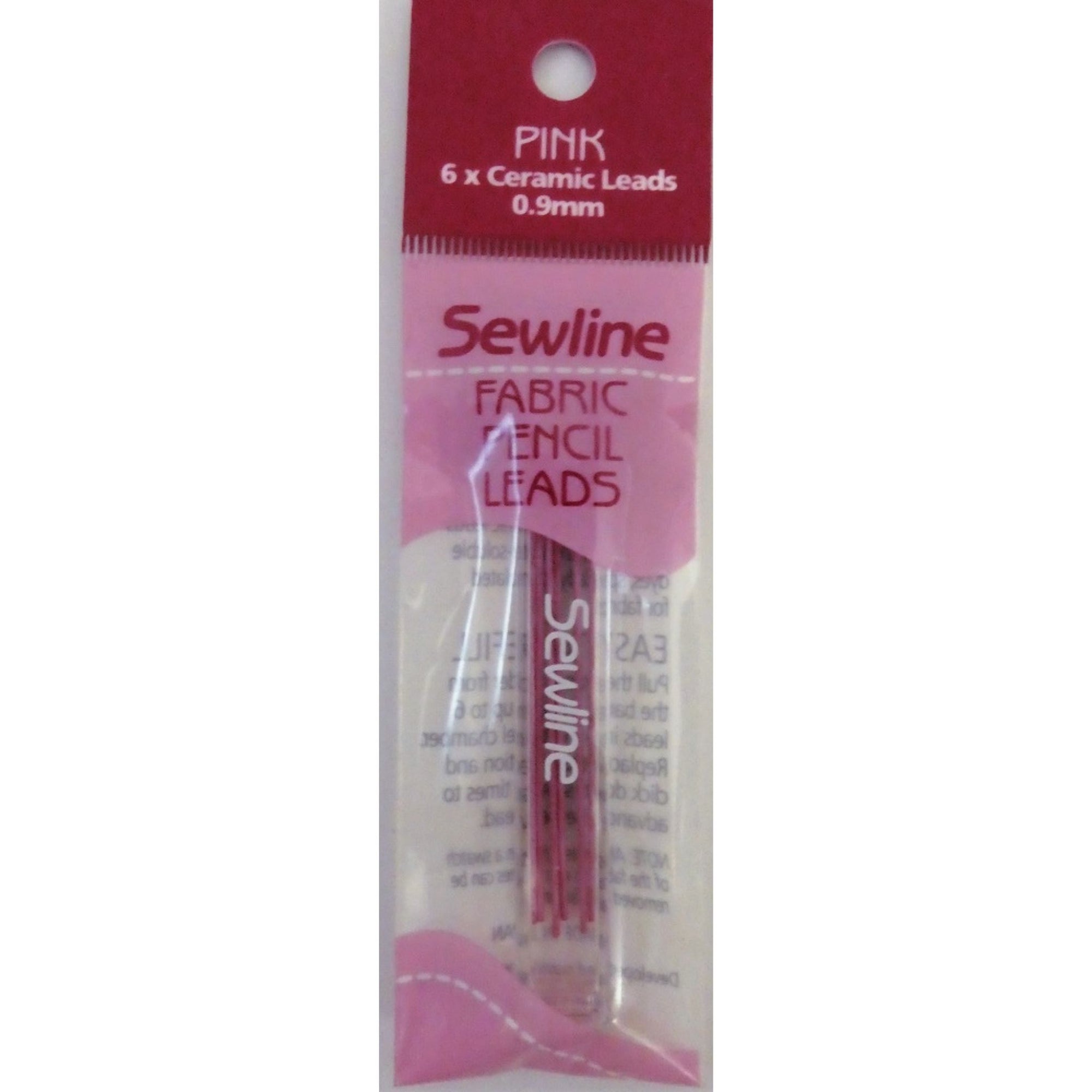 Sewline Fabric Pencil Leads Refill Pack Pink