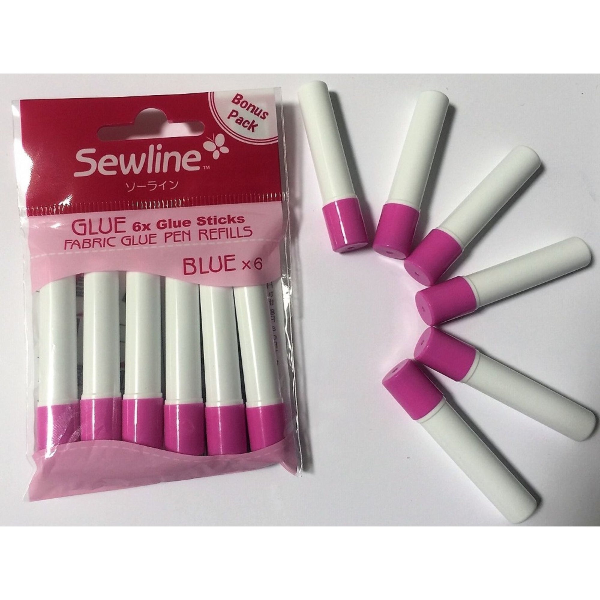 Sewline Glue Pen Refills 6 Pack