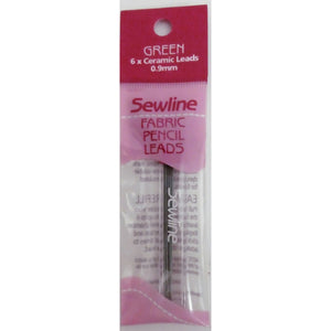 Sewline Fabric Pencil Leads Refill Pack Green