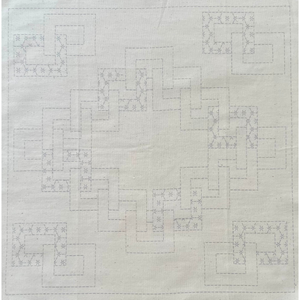 Springtime Sampler PATT#3 - Sashiko Panel