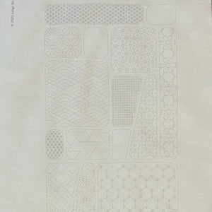 Finding Steps #1 Pre-Printed Sashiko Panel