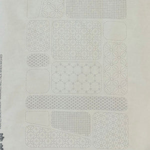 Finding Steps #1 Pre-Printed Sashiko Panel