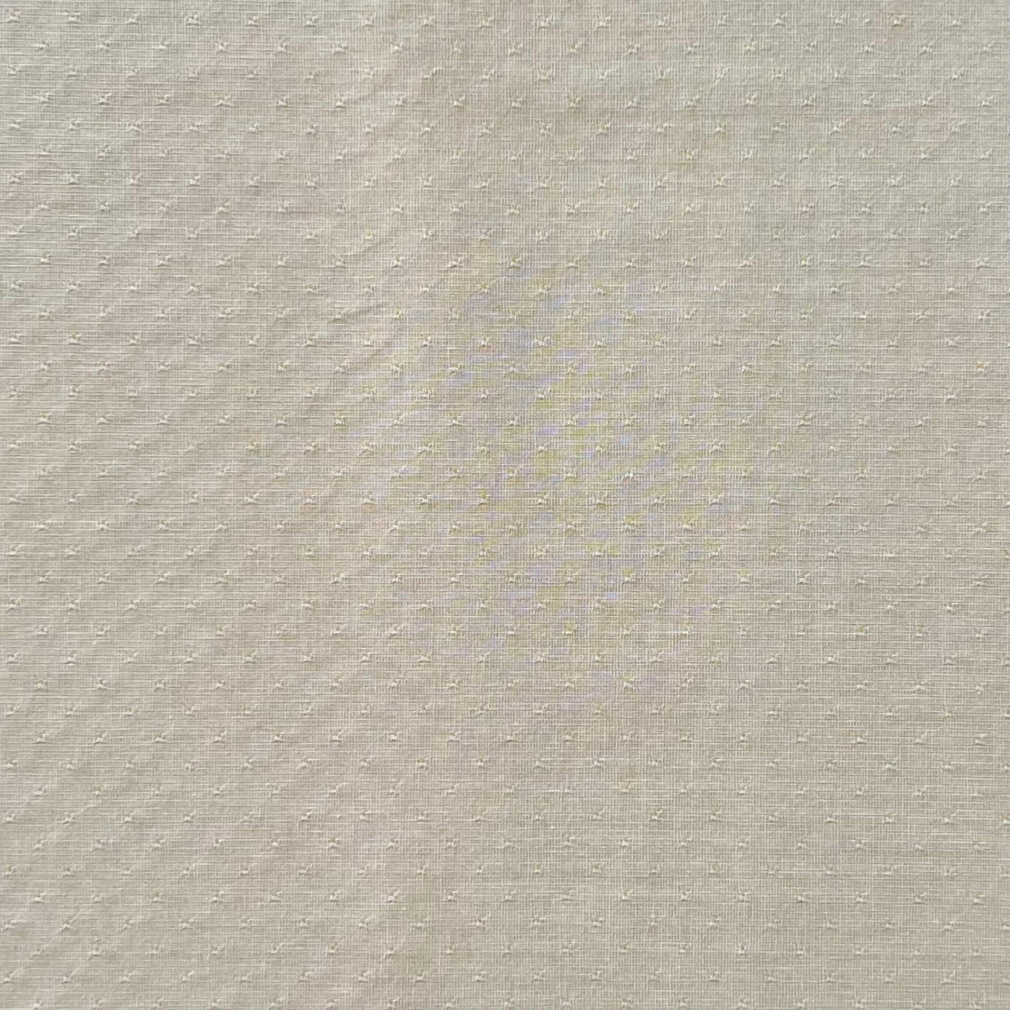 Subtle Spots Buttered Yellow - Yarn-Dyed Fabric - $40 Per Metre