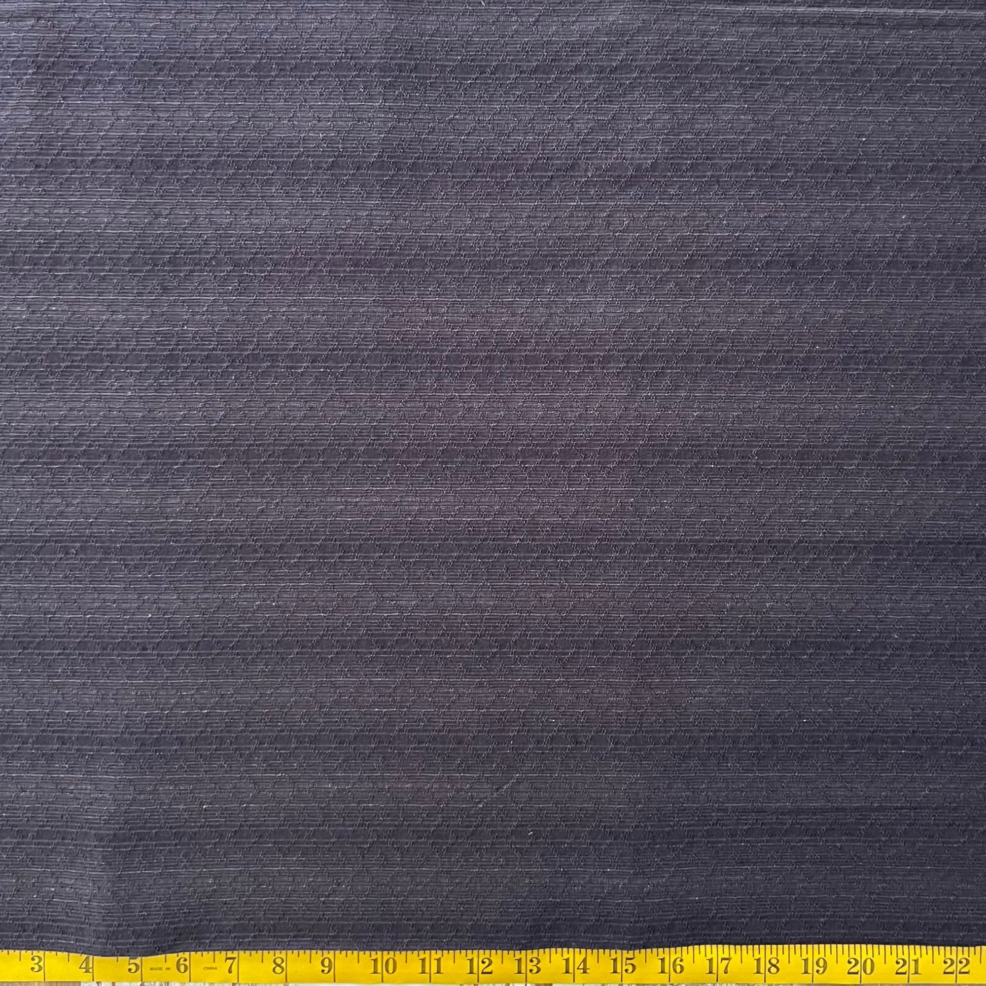 Subtle Diamond Stripe - Yarn-Dyed Fabric - $33 Per Metre