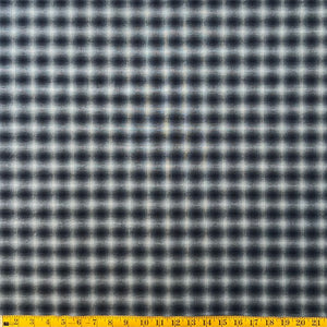 Blue Check - Yarn-Dyed Fabric - $37 Per Metre