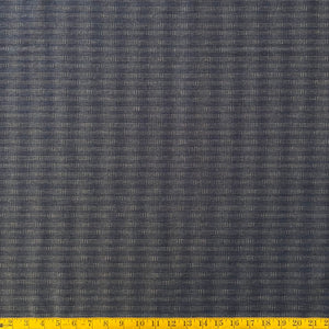 Indigo Lines - Yarn-Dyed Fabric - $32 Per Metre