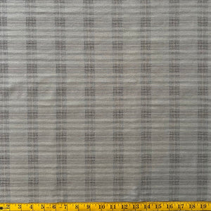 Grey Check - Yarn-Dyed Fabric - $42 Per Metre