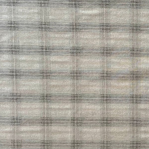 Beige Check - Yarn-Dyed Fabric - $42 Per Metre