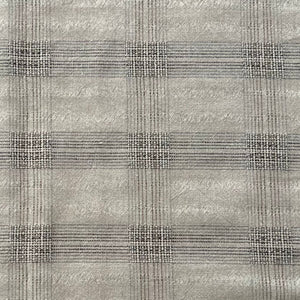 Beige Check - Yarn-Dyed Fabric - $42 Per Metre