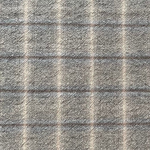 Dark Check - Yarn-Dyed Fabric - $44 Per Metre