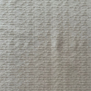 Cream Dashes - Yarn-Dyed Fabric - $40 Per Metre