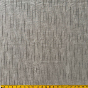 Grey Wave - Yarn-Dyed Fabric - $44 Per Metre