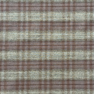 Pink & Brown Plaid - Yarn-Dyed Fabric - $36 Per Metre