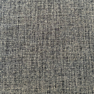 Indigo & Cream Hessian - Cotton Print Fabric - $32 Per Metre