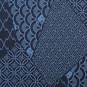 Indigo Dreaming Wagara - Cotton Print Fabric - $55 Per Metre