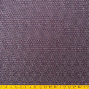 Spotted Asanoha Purple - Cotton Print Fabric - $30 Per Metre