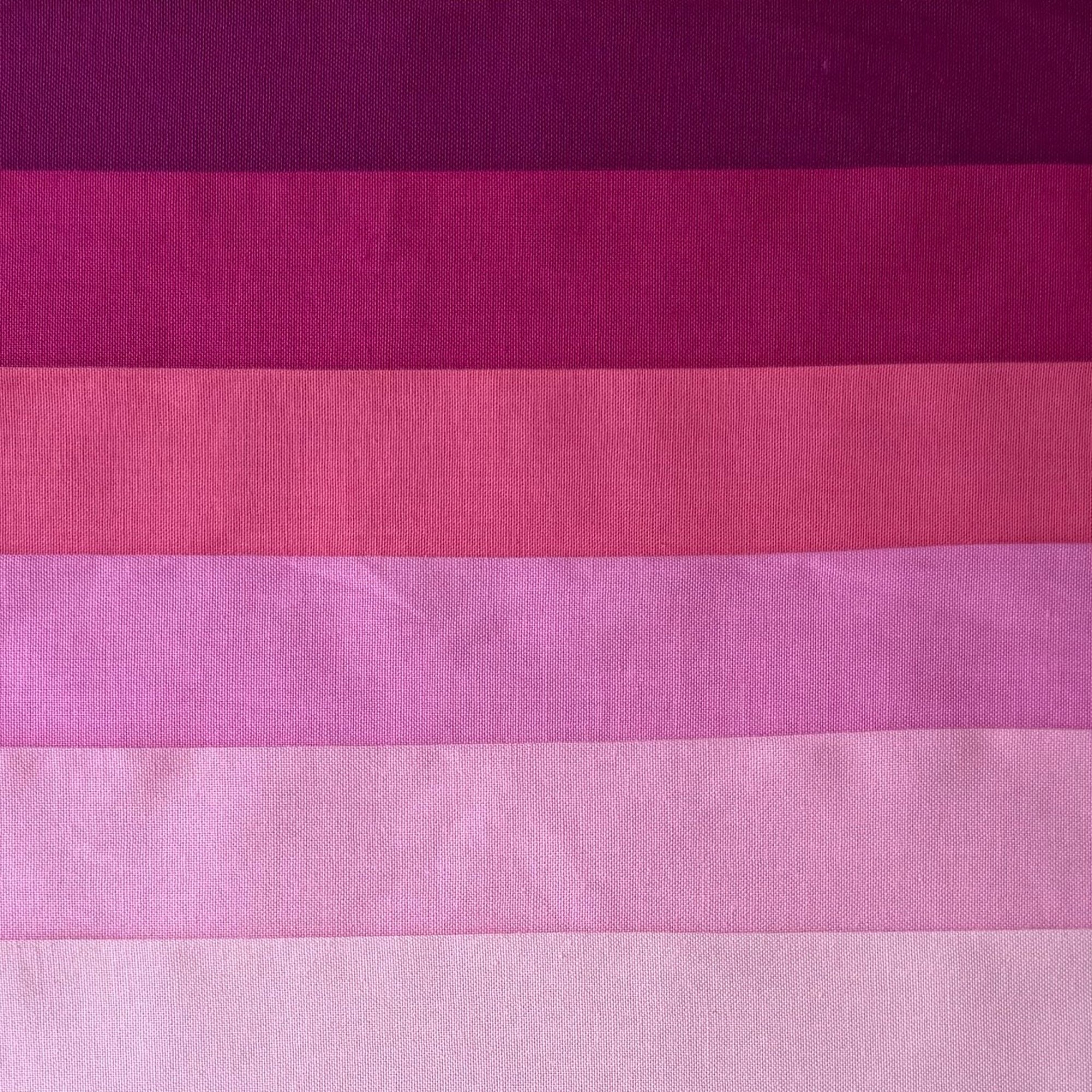 Kona Solids 1.5M Fabric Pack - Shades of Pink