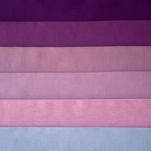 Kona Solids 1.5M Fabric Pack - Shades of Purple