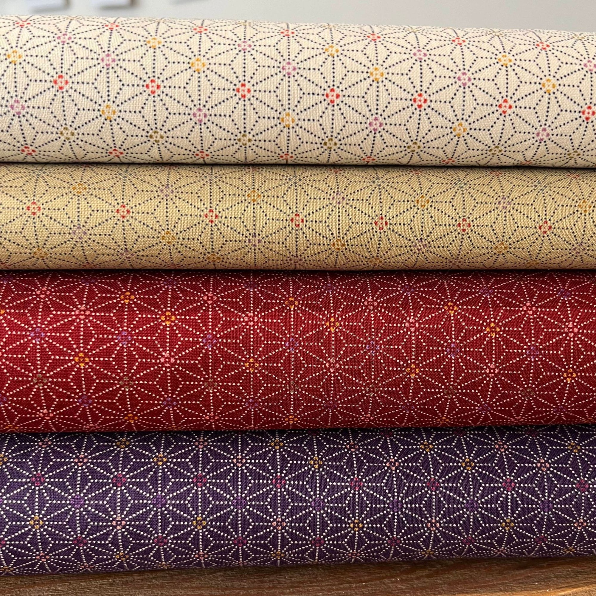 Spotted Asanoha - Fat Quarter Pack