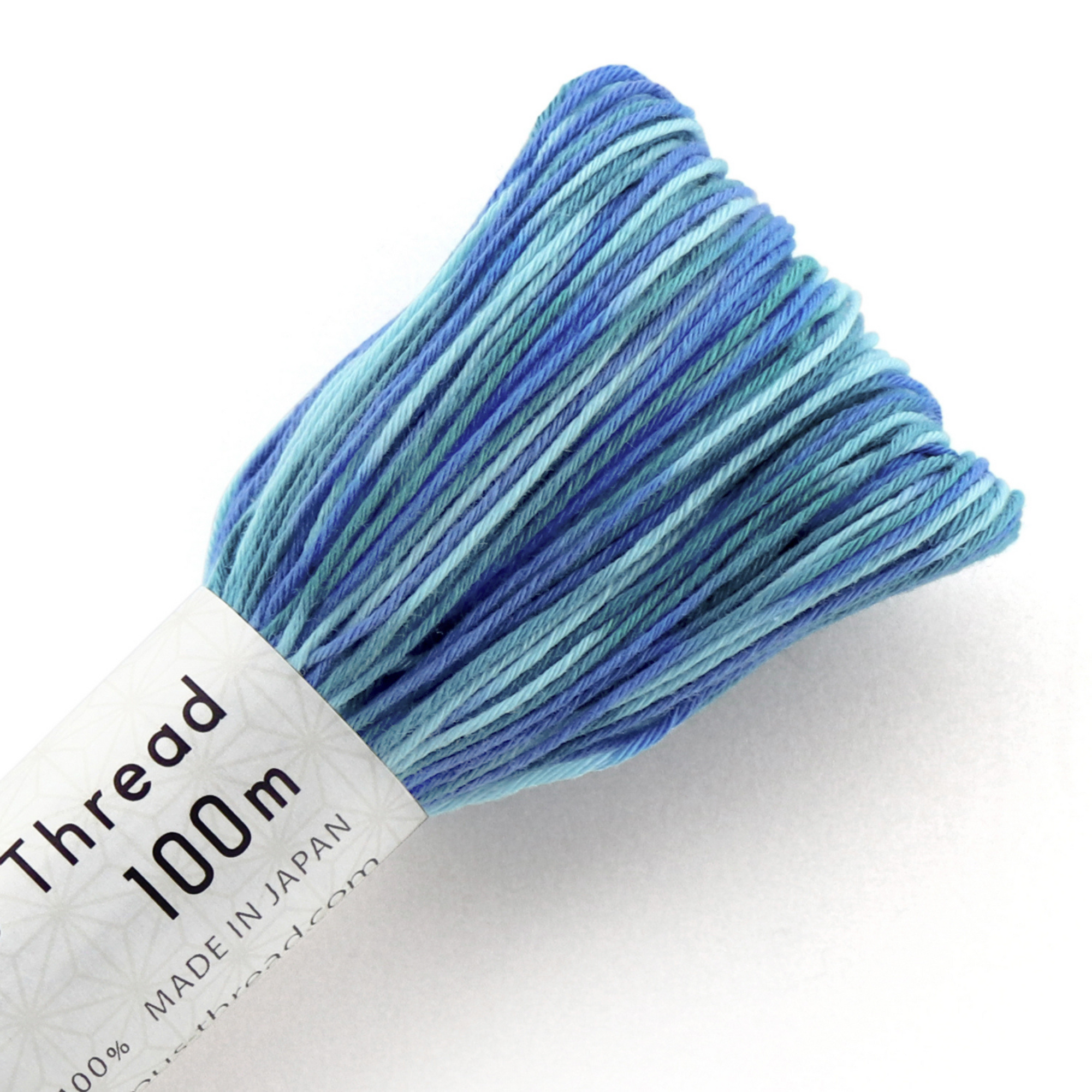 Olympus Sashiko Variegated Thread 100m ST191 Ocean Hues