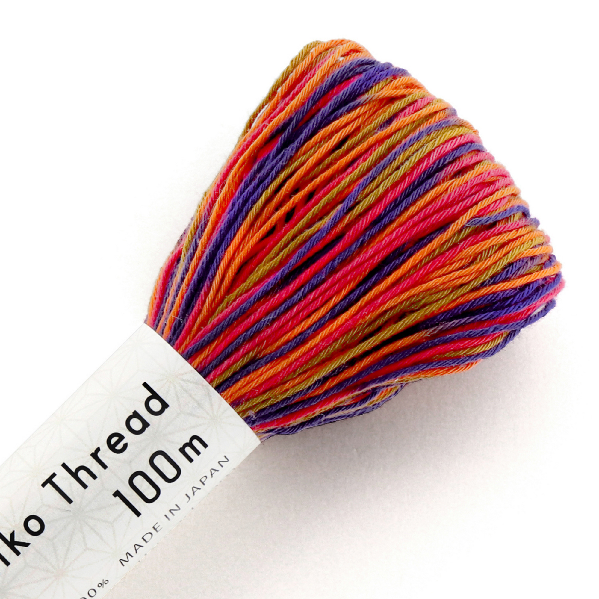 Olympus Sashiko Variegated Thread 100m ST174 Blood Orange