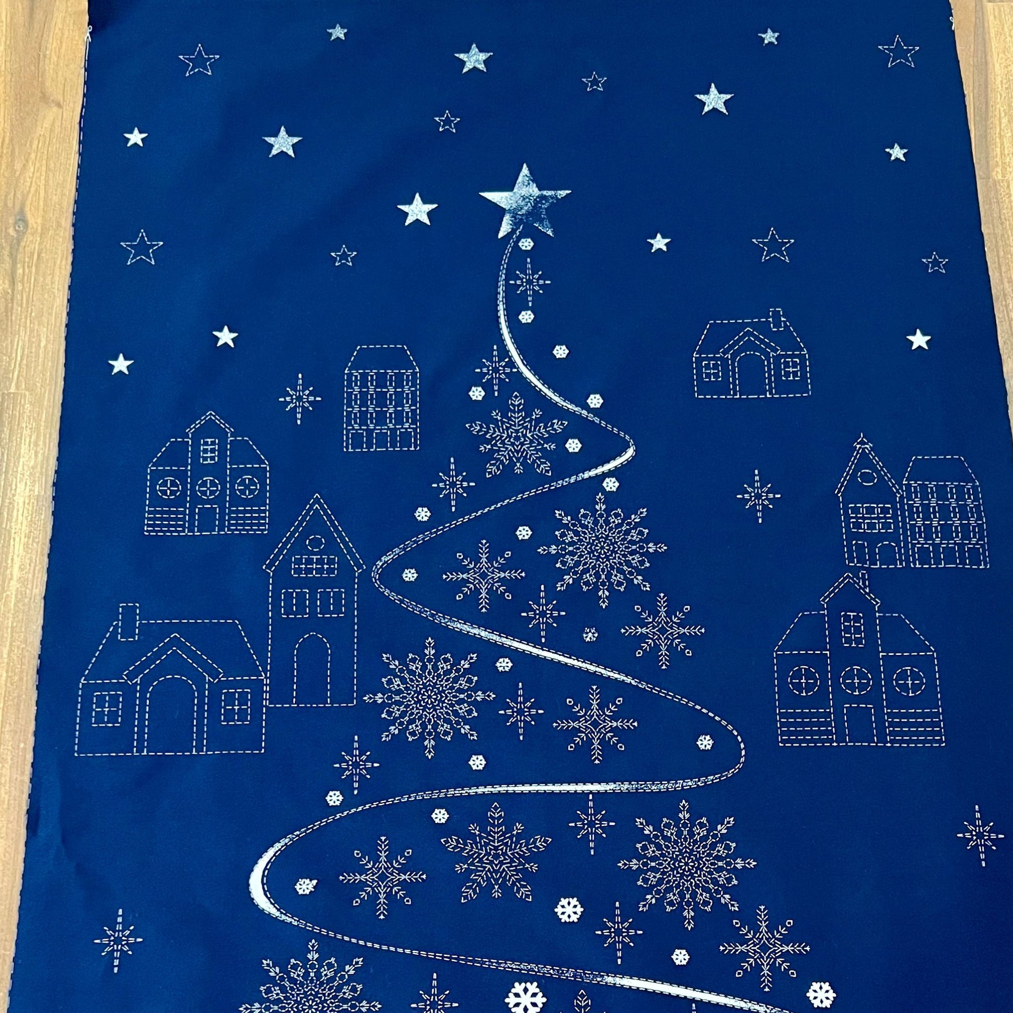 Winter Wonderland - Sashiko Panel