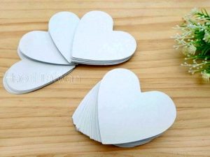 K046-S Heart Shaped Papers