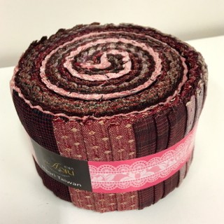 yarn dyed junior jelly roll pink