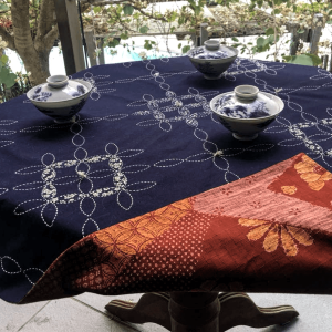 Sashiko Table Liner Kit - Asanoha – Fabric Tales