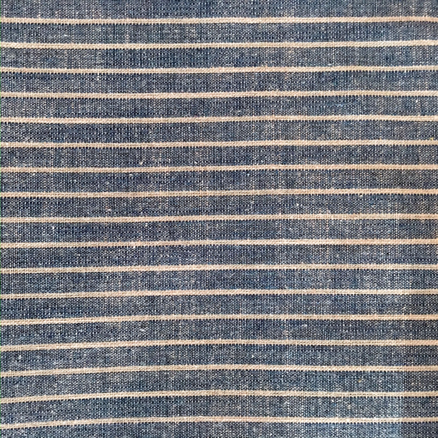 light blue striped yarn dyed fabric