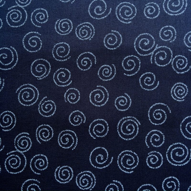 japanese fabric with swirls