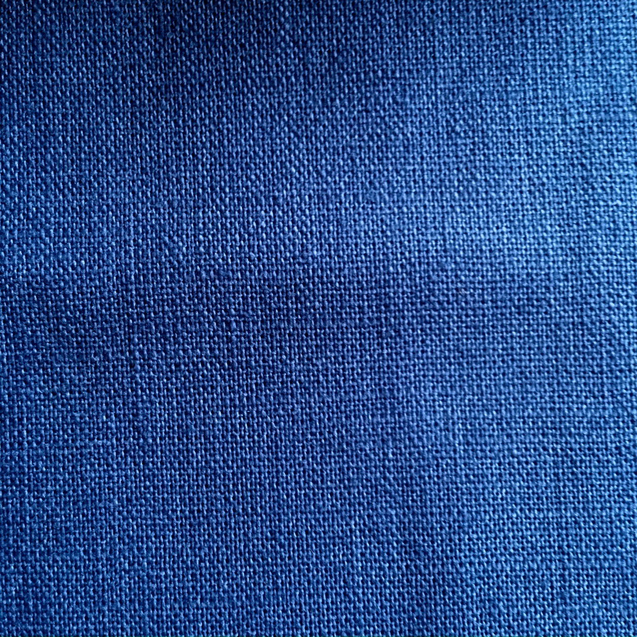 french blue cotton linen sashiko fabric