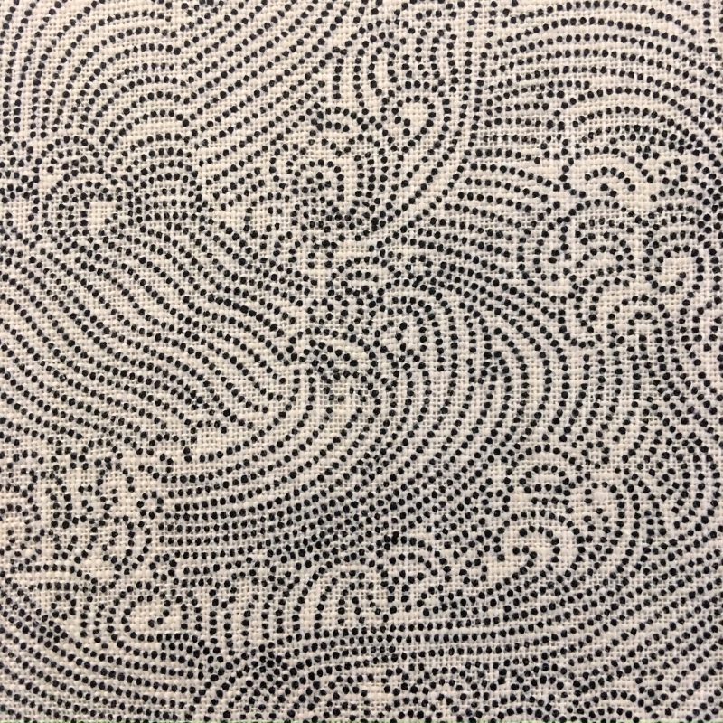 cream waves japanese fabric