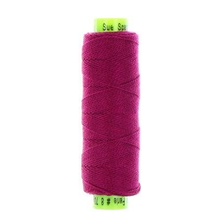 sue spargo eleganza dark purple perle cotton thread