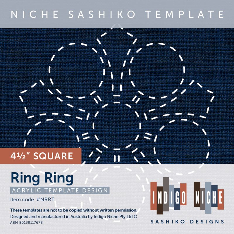 kamon crest sashiko template